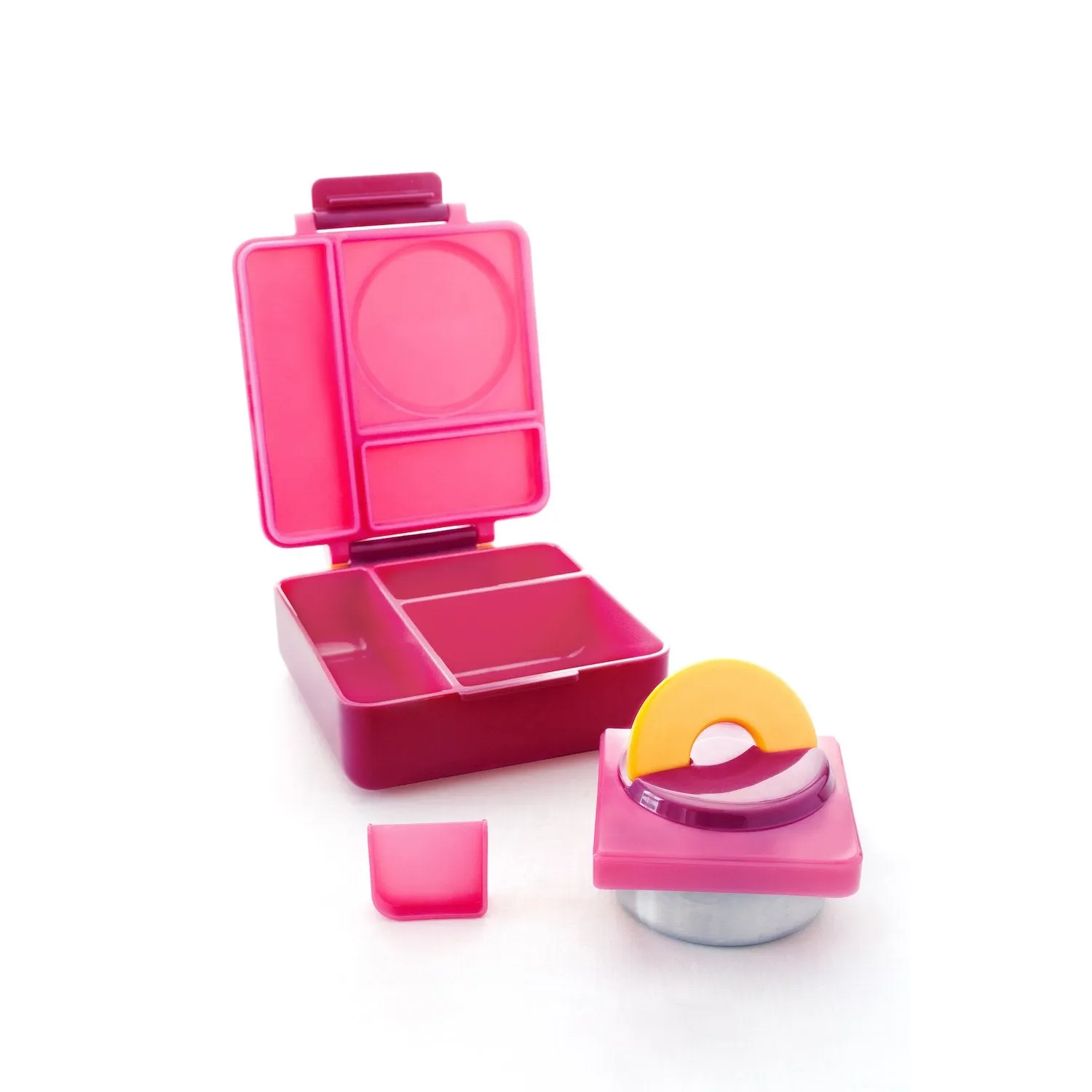 OmieBox Insulated Hot & Cold Bento Box - Pink Berry