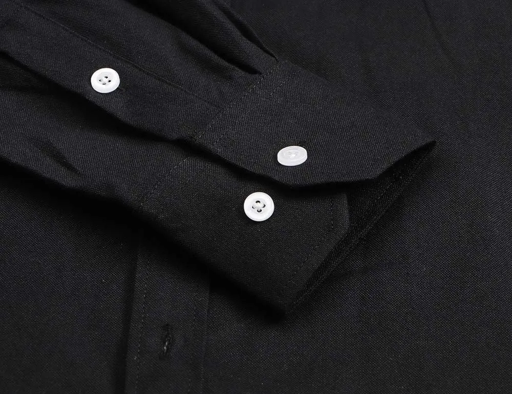 Oxford Dress Shirts for Men Long Sleeve Button Down Shirt