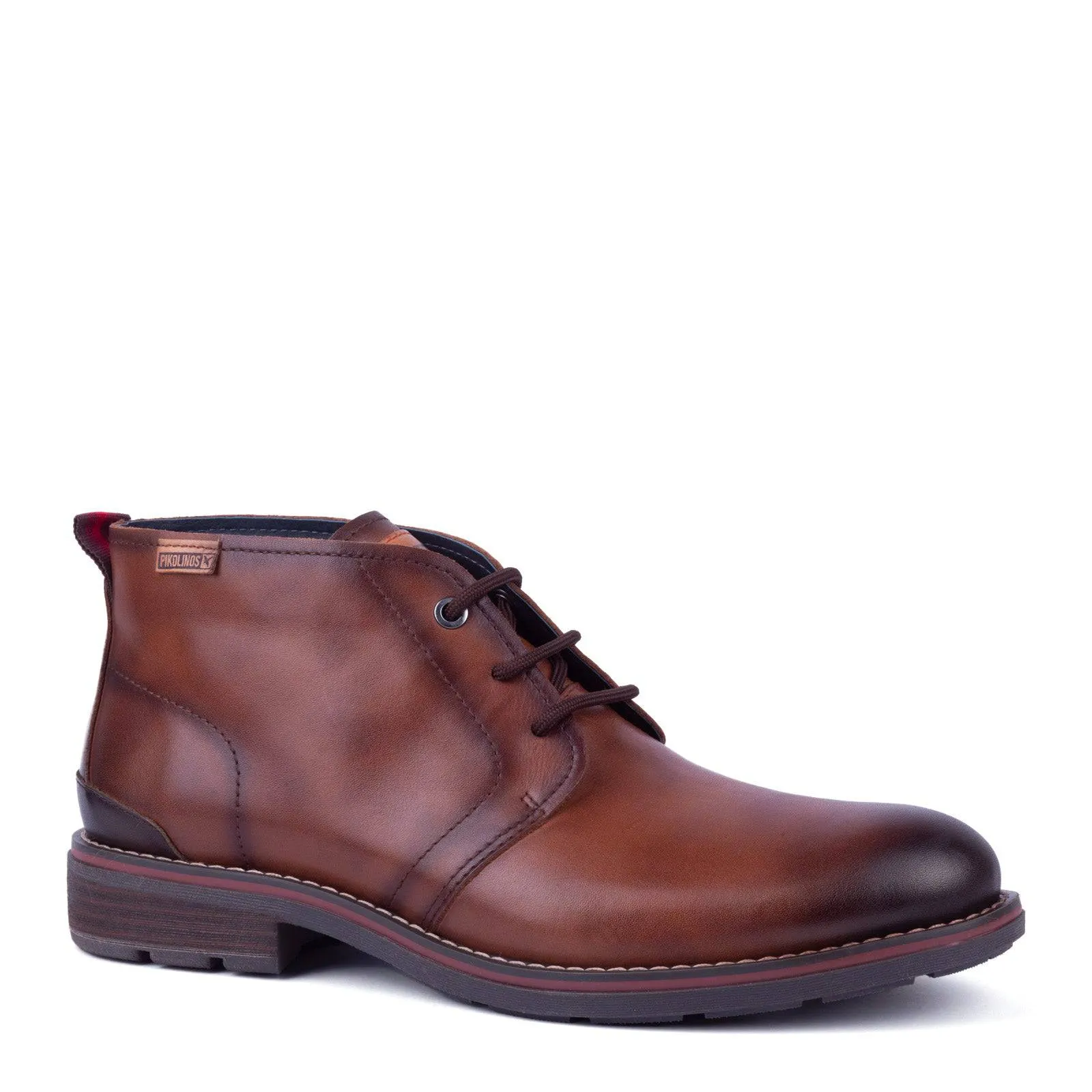 Pikolinos York M2M-8027 Mens Brown Leather Lace Up Shoe Boots