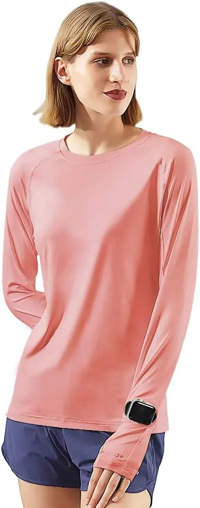 Pioneer Camp Womens Moisture Wicking Shirts Long Sleeve for Running Hiking Fishing Workout Shirt