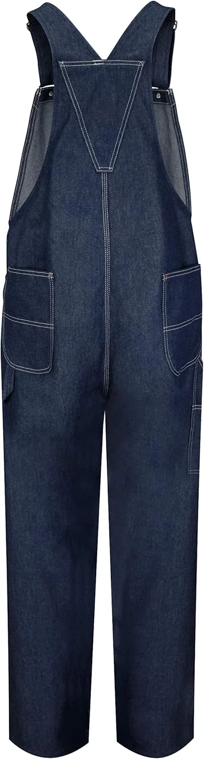 Red Kap Men's Denim Bib Overall
