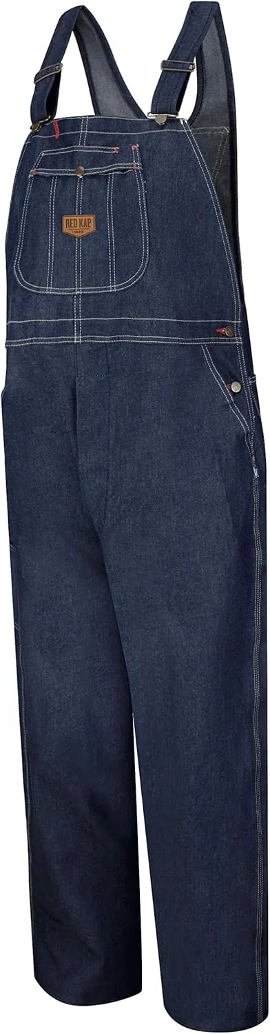 Red Kap Men's Denim Bib Overall