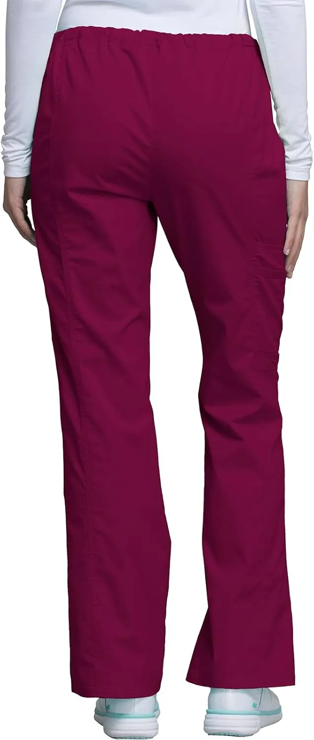 Scrubs for Women Workwear Core Stretch Drawstring Cargo Scrub Pants 4044