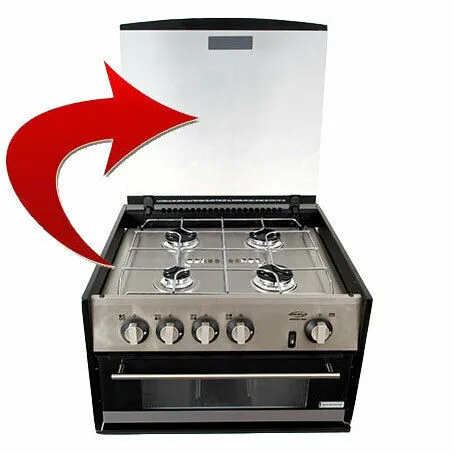 SG993.BK - Glass Lid Only - Suit Spinflo Caprice / Minigrill MK3 Stoves SSPA0236