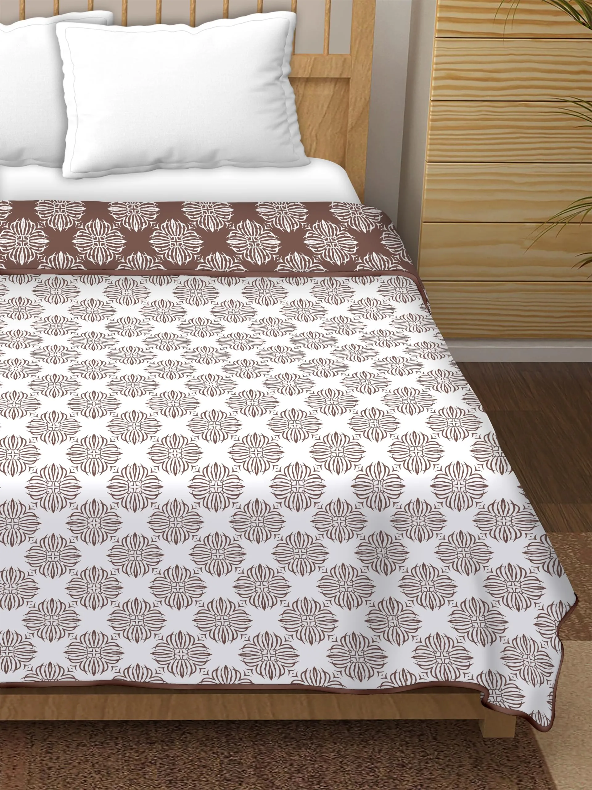Shubh Bella Evergreen Single Dohar Cotton Lightweight Printed Dohar/Blanket