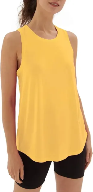 sissycos Women's Workout Racerback Tank Tops Loose Fit Sleeveless Athletic Shirts