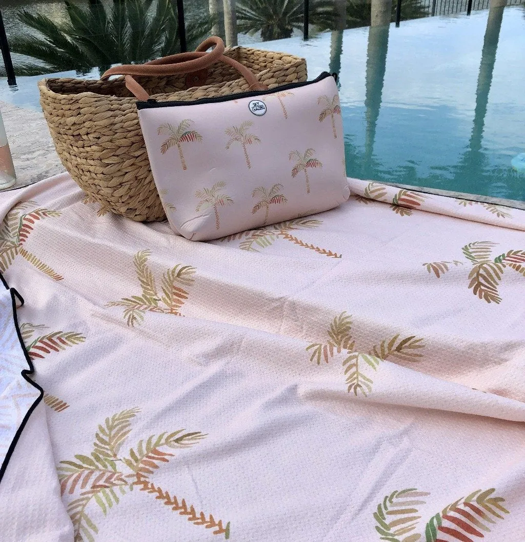 Sky Gazer Towel - Mooloolaba Palm Tree