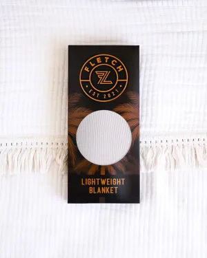 Snow Waffle Lightweight Blanket