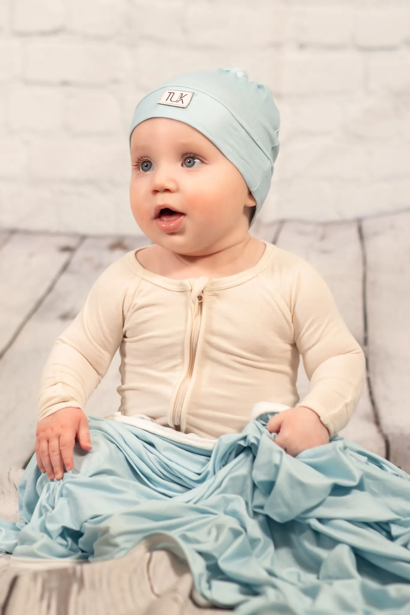 Solid Blue Swaddle/Blanket