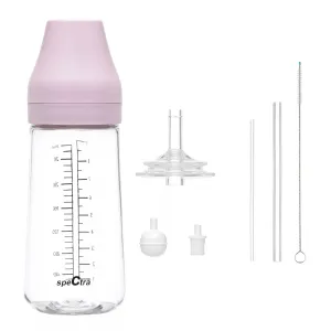 Spectra Leak Proof Straw Bottle - PA Baby Bottle Lavender 260 ML