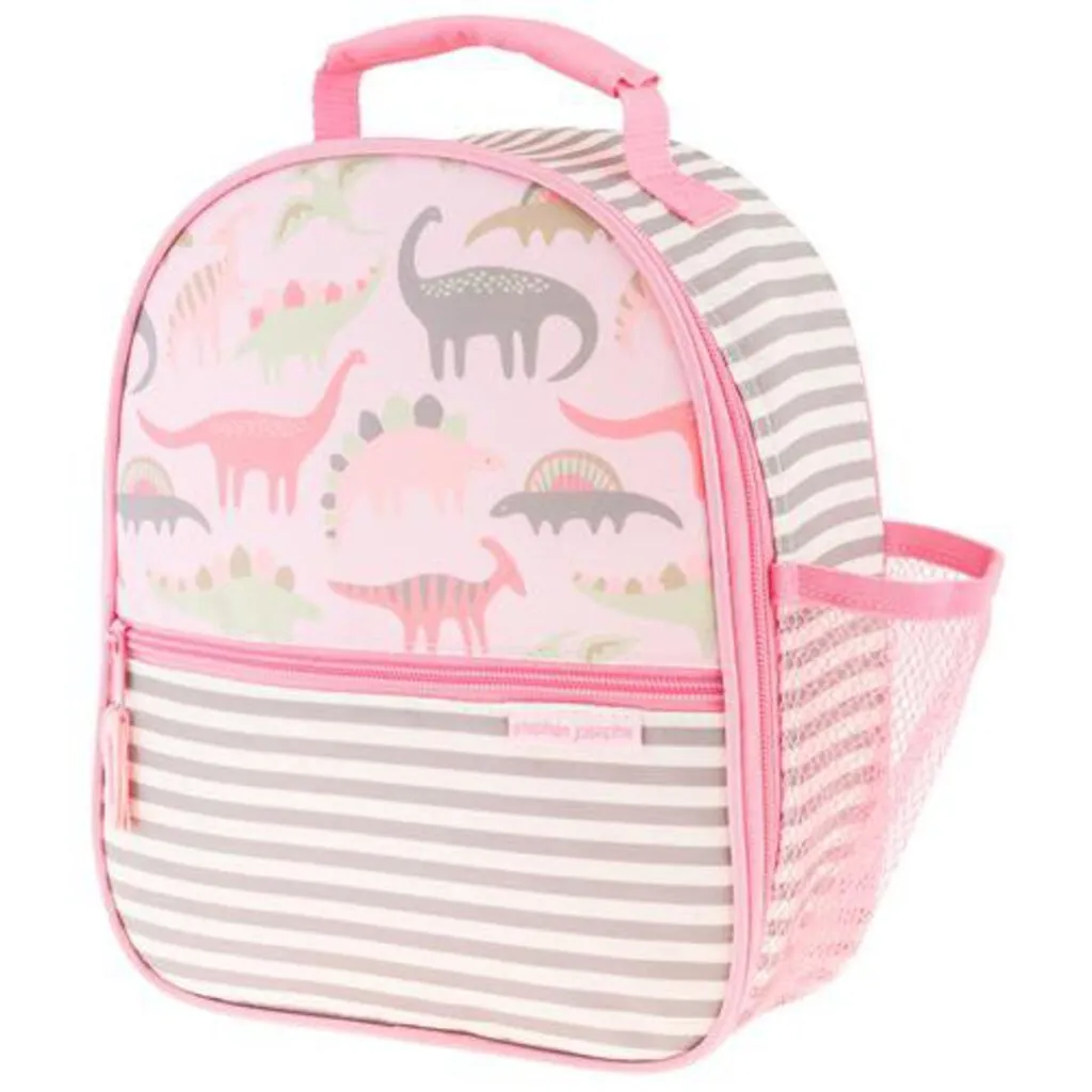 Stephen Joseph All Over Print Lunchbox - PINK DINO NEW