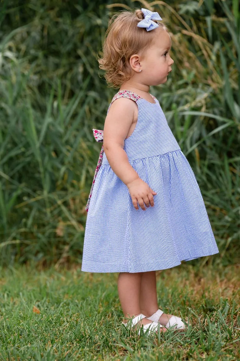 Sunday Dress, Azure Posy