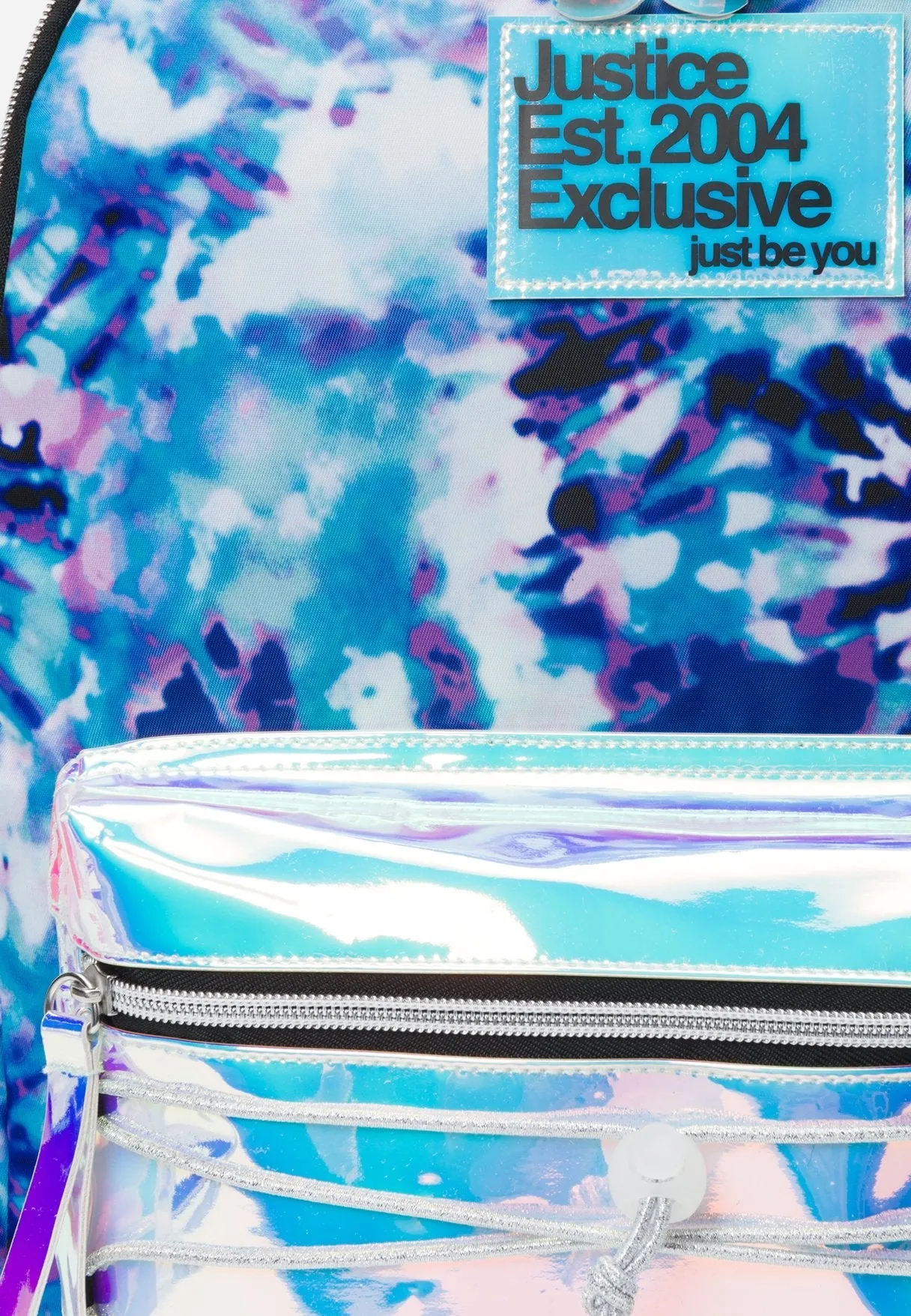 Tie-Dye Crisscross Bungee Cord Backpack