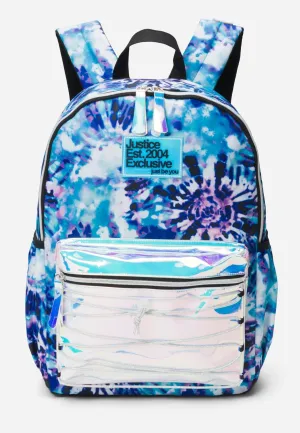 Tie-Dye Crisscross Bungee Cord Backpack
