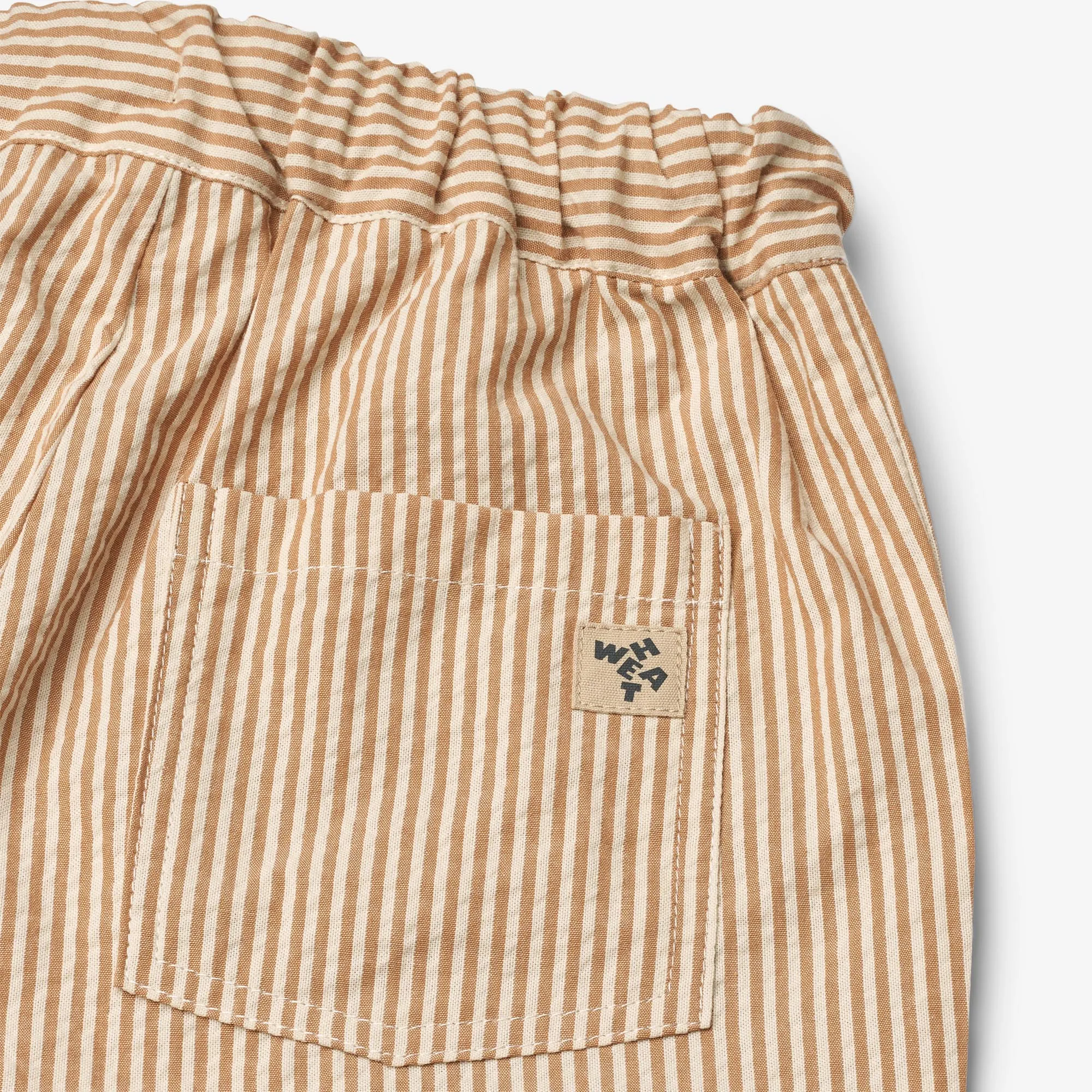 Trousers Sasha - caramel stripe