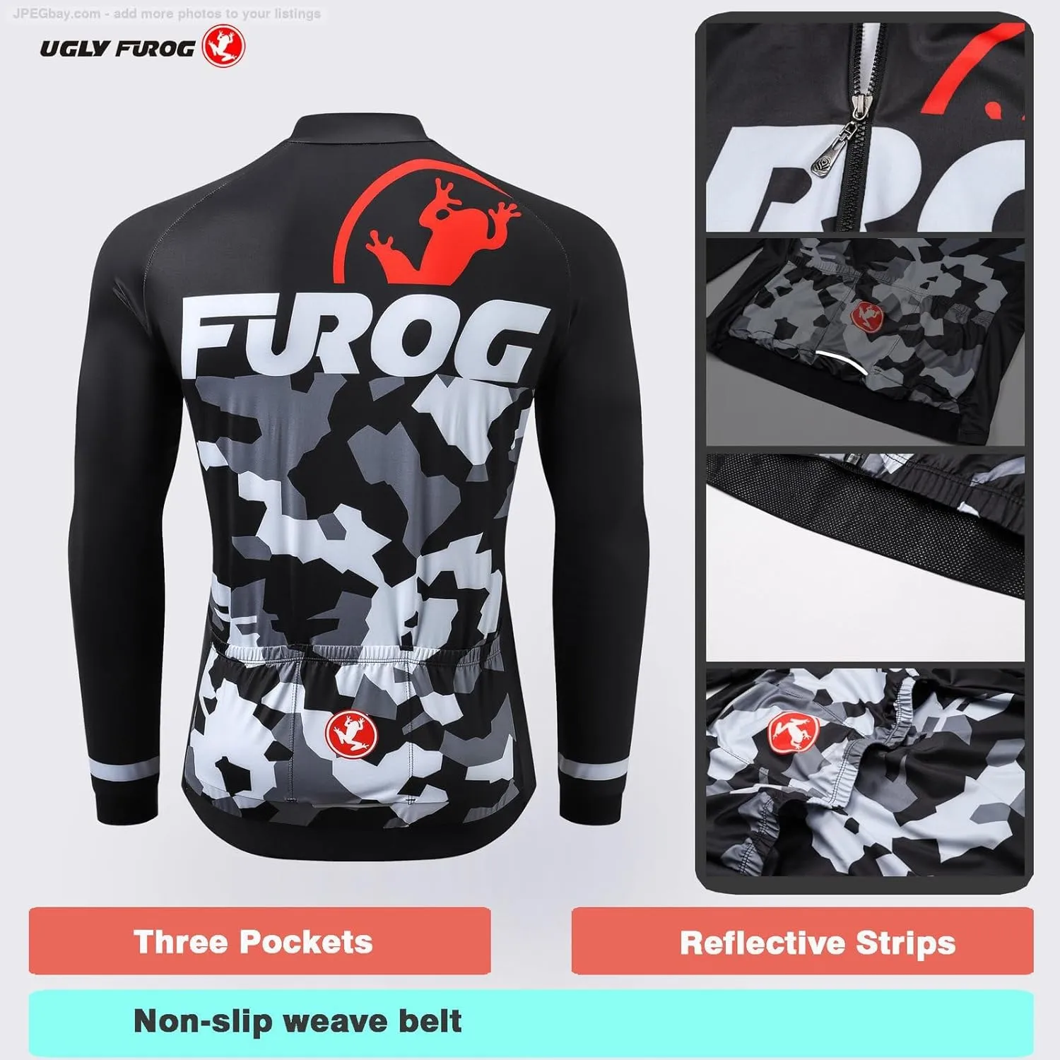 UGLY FROG Men's Cycling Jerseys MTB Shirts Mountain Bike Clothing