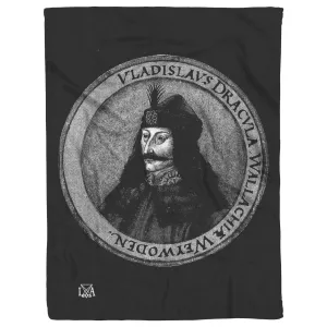Vlad the Impaler Dracula Fleece Blanket