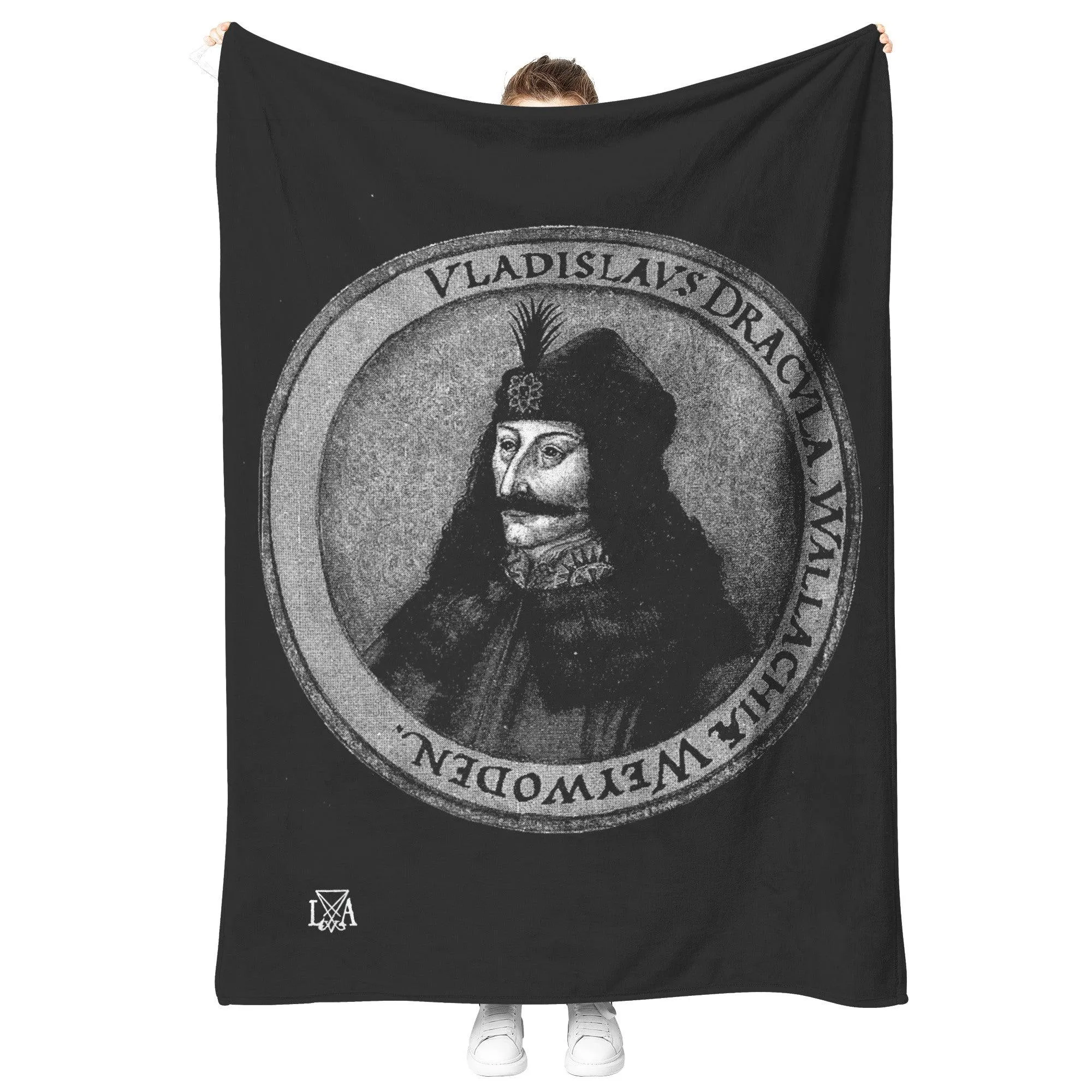 Vlad the Impaler Dracula Fleece Blanket