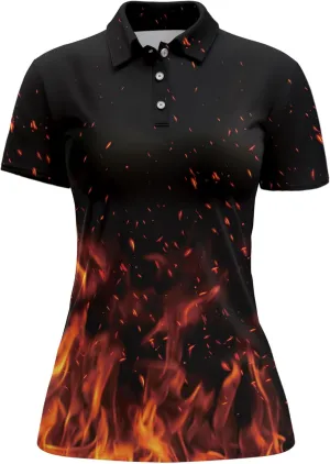 Womens Golf Shirt Funny Polo Shirts for Women Short Sleeve Golf Outfit