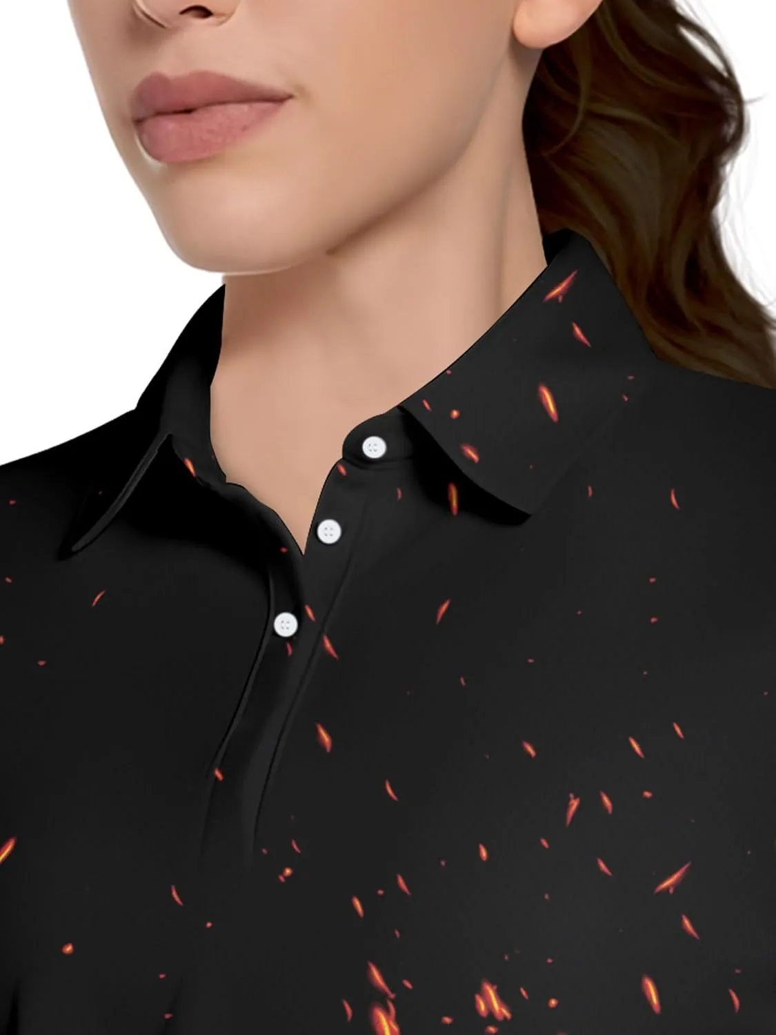 Womens Golf Shirt Funny Polo Shirts for Women Short Sleeve Golf Outfit