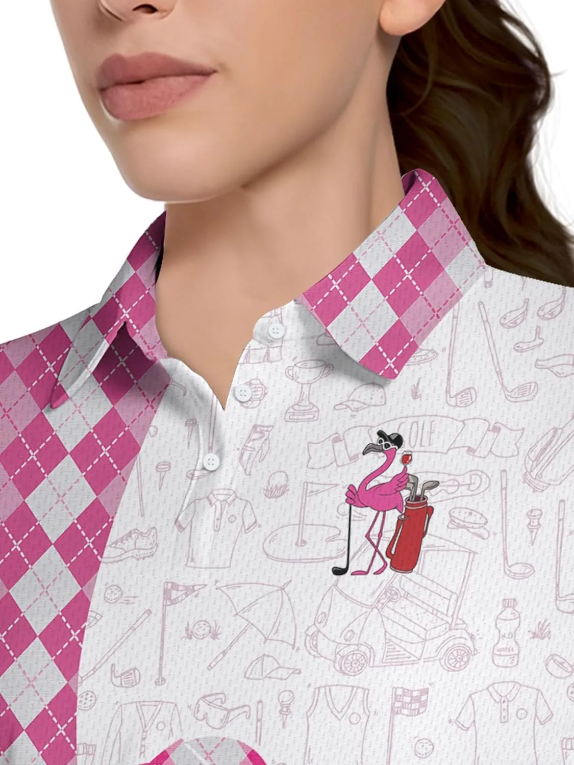 Womens Golf Shirt Polo Shirts for Women Golf Outfit Funny Gifts