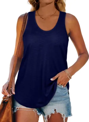 Womens Tank Tops Racerback Loose Shirts for Women Summer