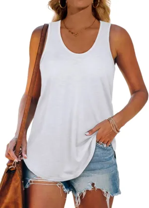 Womens Tank Tops Racerback Loose Shirts for Women Summer