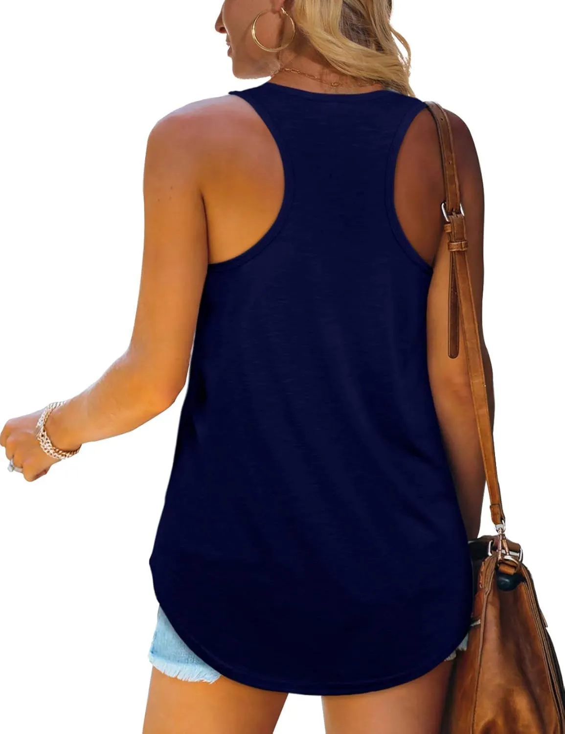 Womens Tank Tops Racerback Loose Shirts for Women Summer