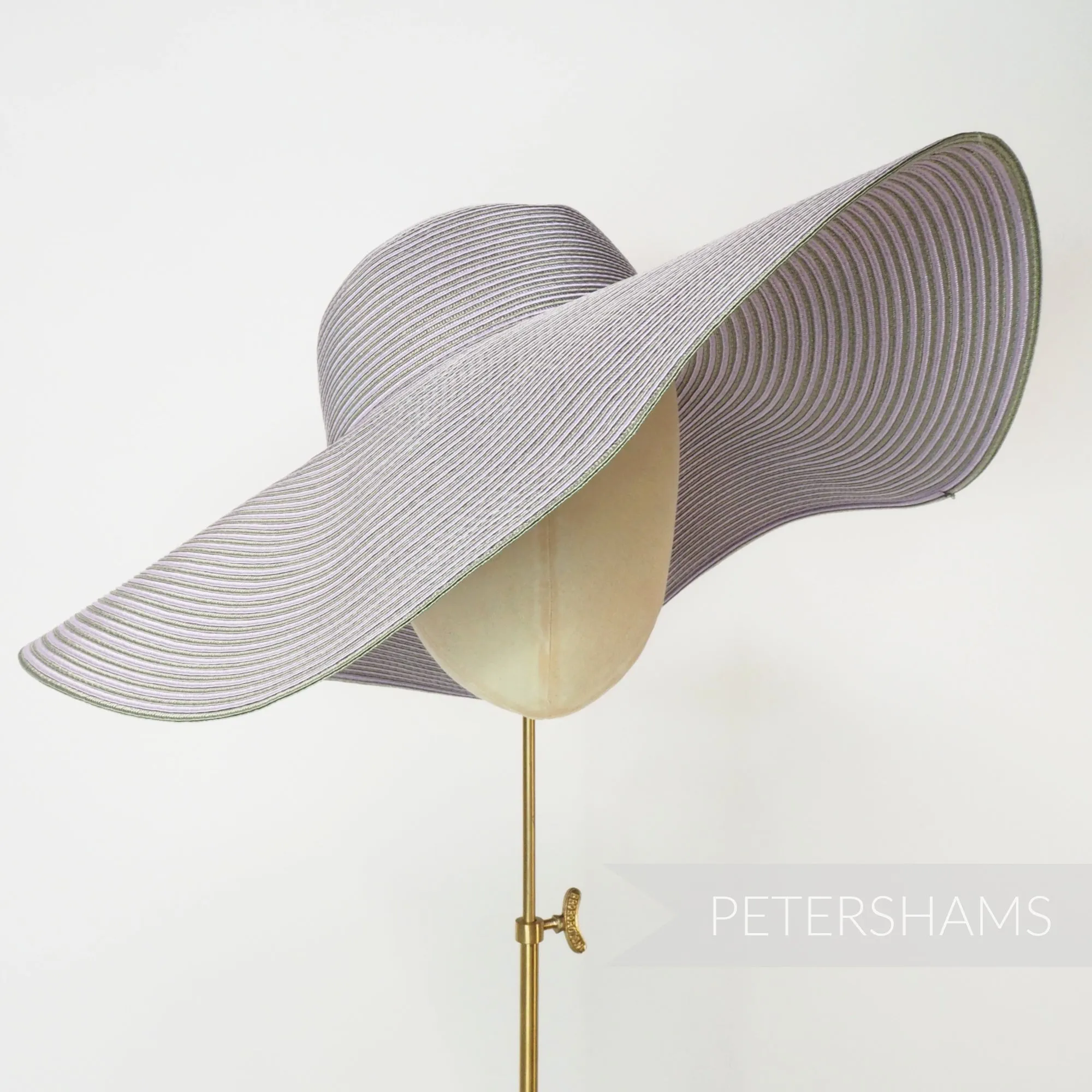 XL Striped Polybraid Capeline Hat Body - 13"