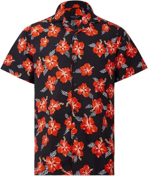 Year In Year Out Mens Hawaiian Shirt Regular Fit Hawaiian Shirts for Men with Quick to Dry Effect