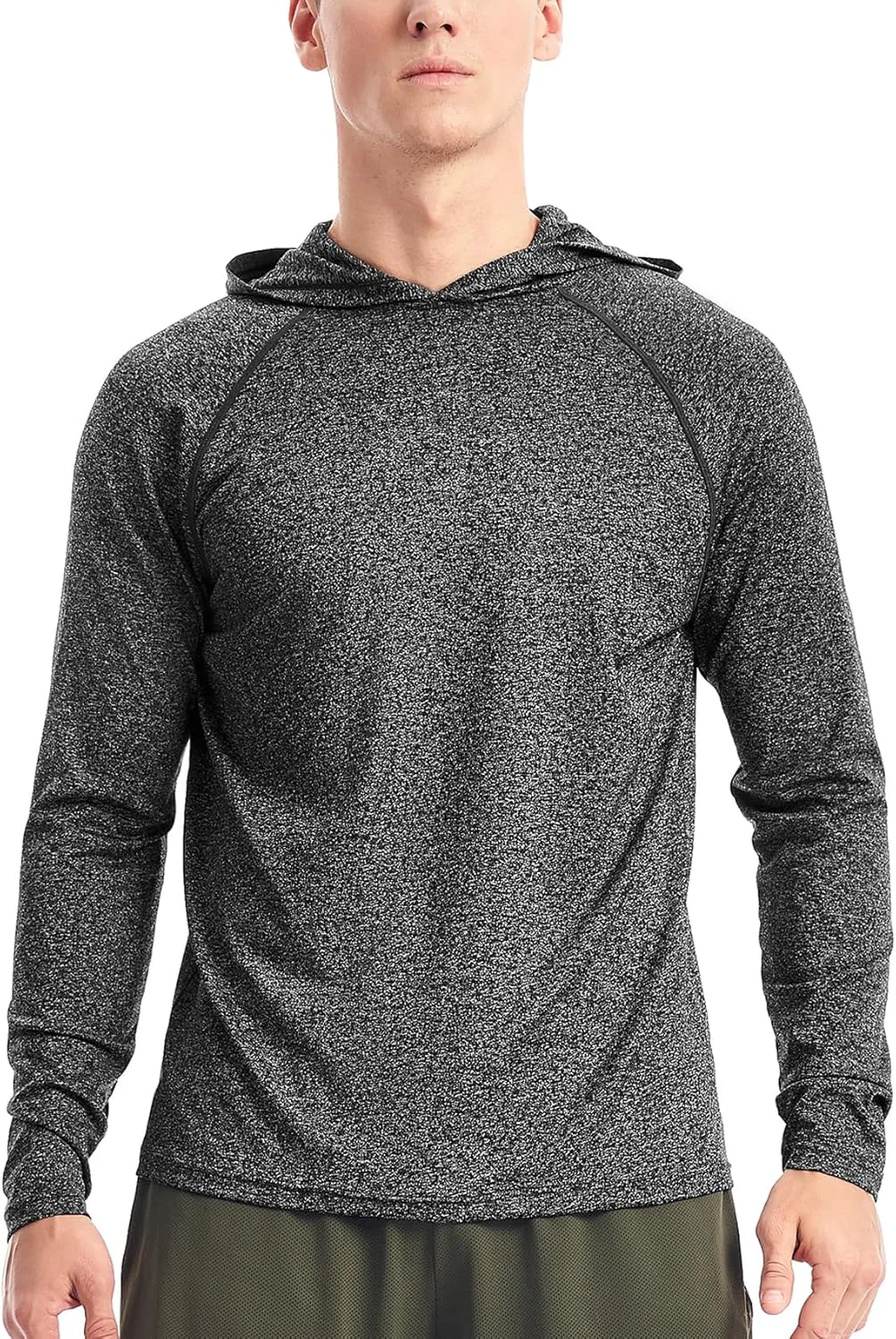 Zengjo Men's Lightweight Pullover Hoodie - Hooded Long Sleeve Workout Shirts