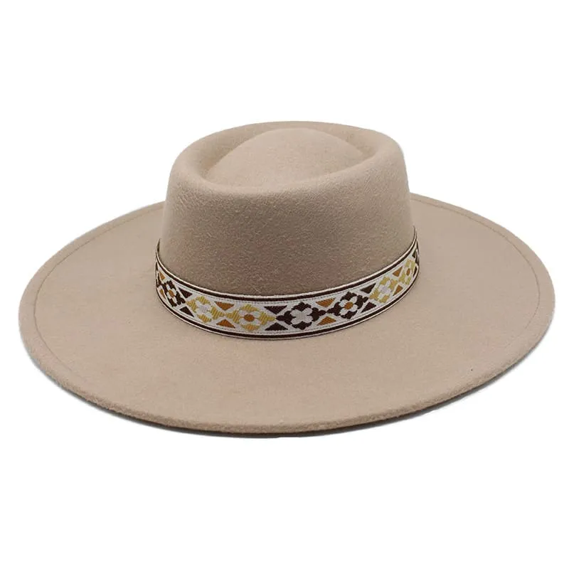 Zurich Wide Brimmed Porkpie Hat