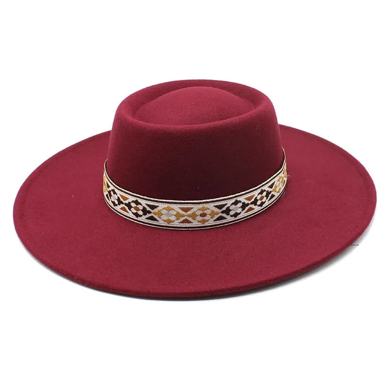 Zurich Wide Brimmed Porkpie Hat