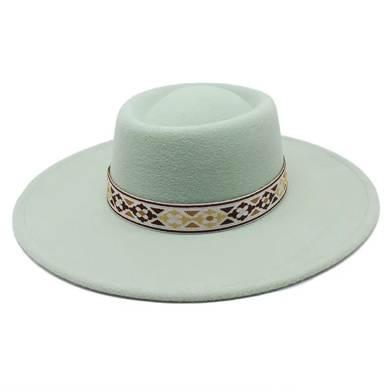 Zurich Wide Brimmed Porkpie Hat