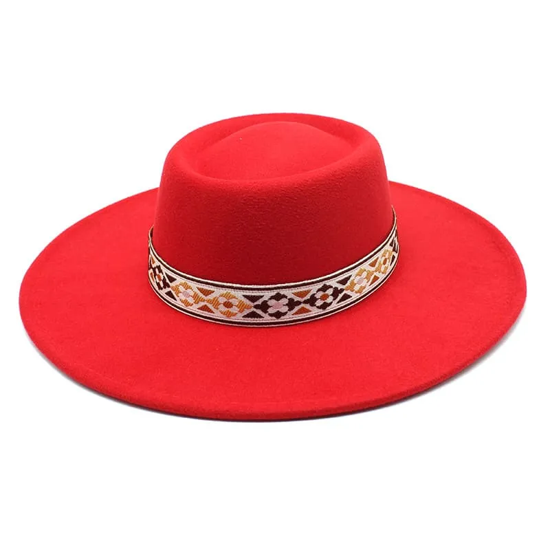 Zurich Wide Brimmed Porkpie Hat