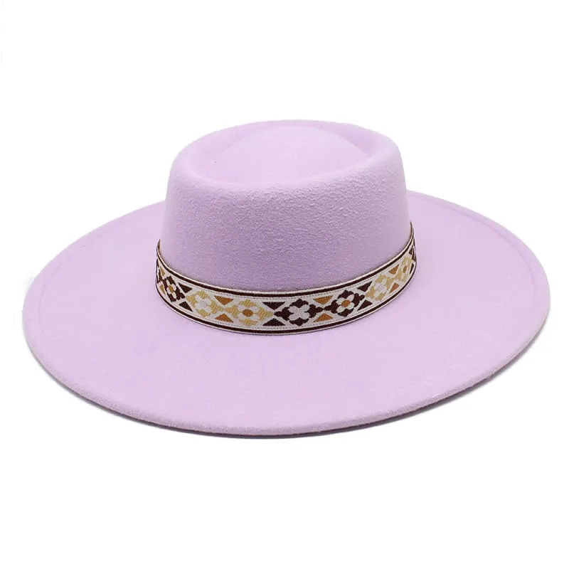 Zurich Wide Brimmed Porkpie Hat