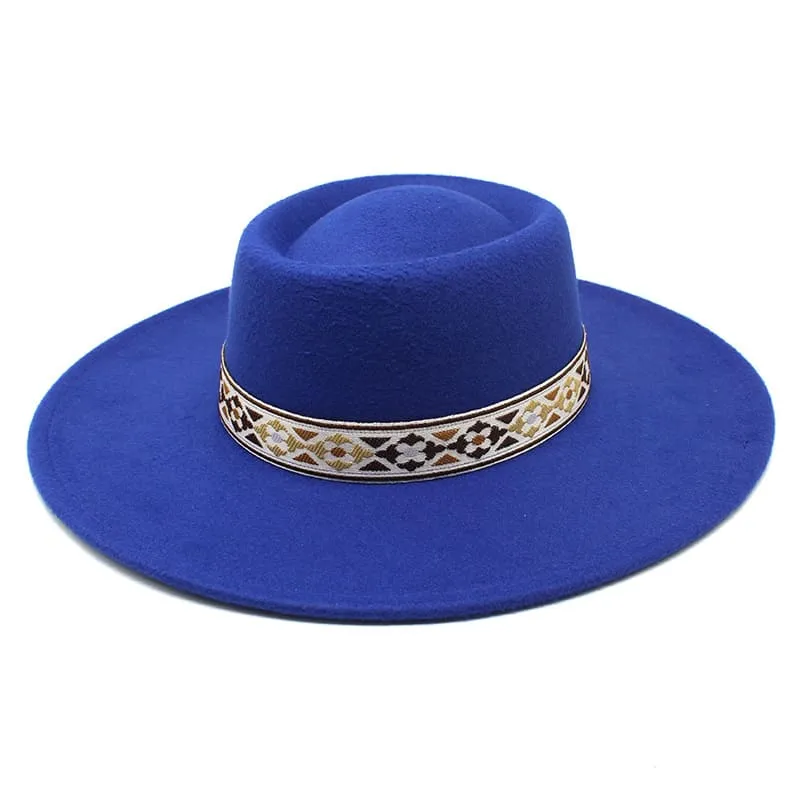 Zurich Wide Brimmed Porkpie Hat