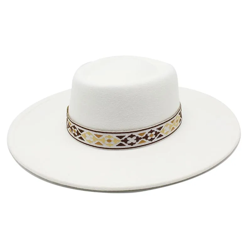 Zurich Wide Brimmed Porkpie Hat